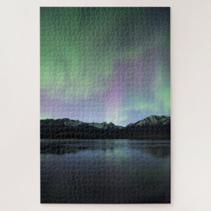 Pink Aurora Jigsaw Puzzle