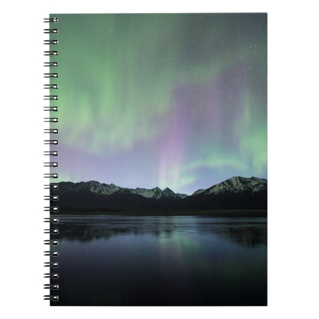 Pink Aurora Notebook (Front)
