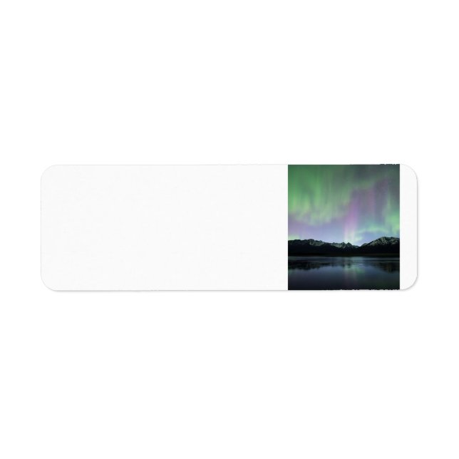 Pink Aurora Return Address Label (Front)