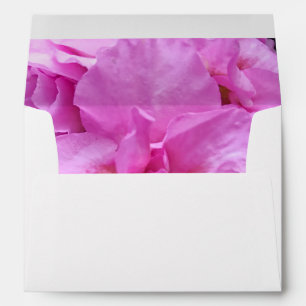 Pink azalea envelope