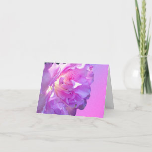Pink Azalea Flower Customisable Note Card