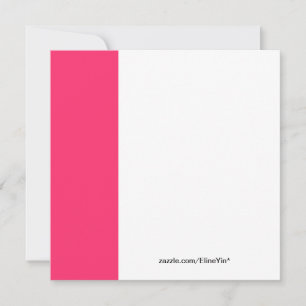 pink azalea flowers Christmas party Invitation
