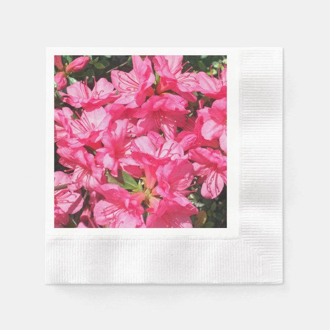 Pink Azalea Napkin (Front)