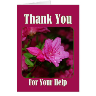 Elegant 77 Thank You Card For Your Support