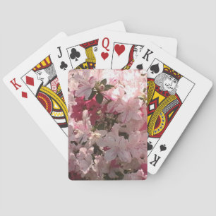 Pink Azaleas Playing Cards