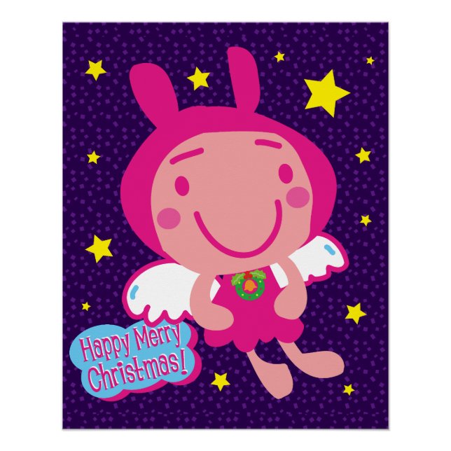 Pink Baby Angel Poster (Front)