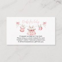 Pink Baby Clothes Girl Book request Baby shower