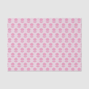 Pink Baby Girl Oyster shell and Pearl Patterned Tissue Paper