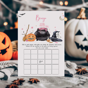 Pink Baby is Brewing Baby Shower Bingo Game