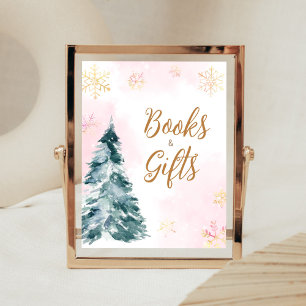 Pink Baby It's Cold Outside Books and Gifts Poster