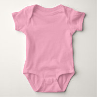 Pink Baby Jersy Bodysuit - Girl / Customise