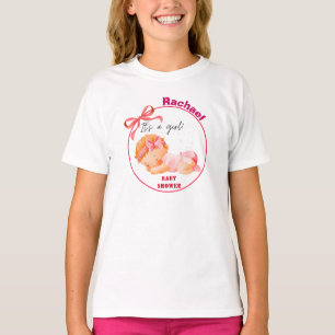 Pink Baby Shower, Baby Girl Shower T-Shirt