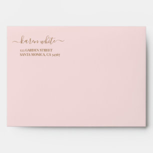 Pink Baby Shower Girl Envelope