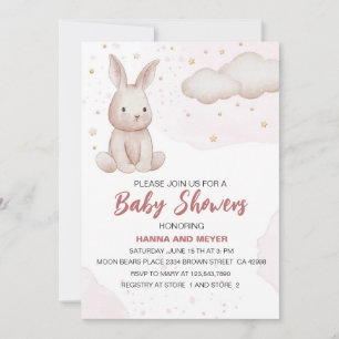Pink Baby Shower Invitation