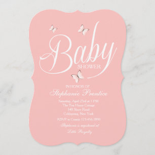 Pink Baby Shower Invitation
