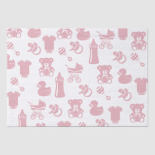 Pink Baby Shower  Tissue Paper