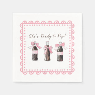 Pink Baby Soda Ready to POP  Napkin