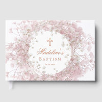 pink baby's breath flowers Baptism