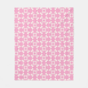 Pink background, modern seamless pattern. Vintage Fleece Blanket