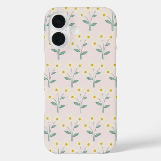 Pink Background with Flower Bouquet Phone Case