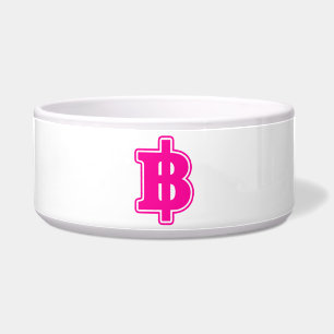 PINK BAHT SIGN ฿ Thai Money Currency ฿