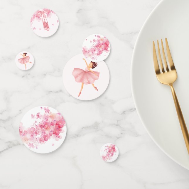 Pink Ballerina Confetti (Group)