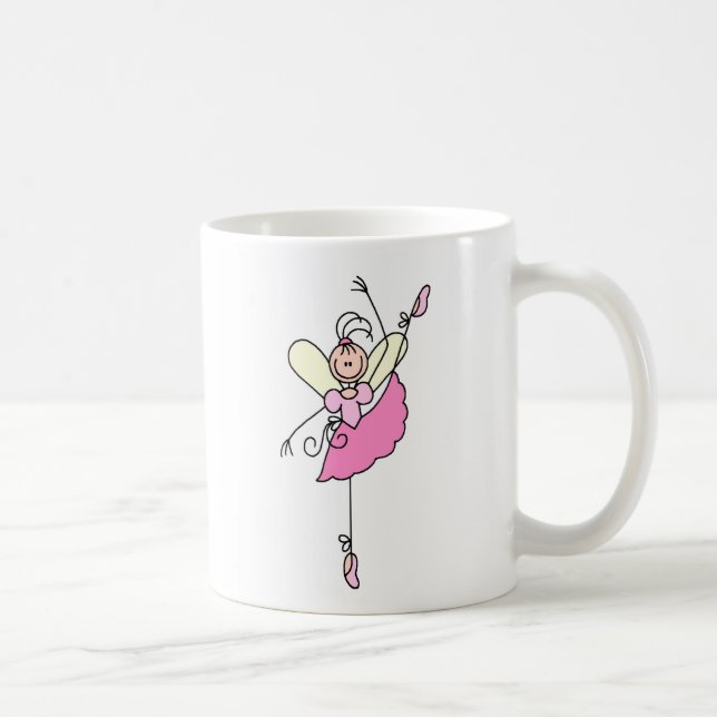 Pink Ballerina Dancing Mug (Right)