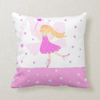 Pink Ballerina Fairy Pillow