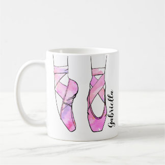 Pink Ballerina Personalised Ballet Coffee Mug
