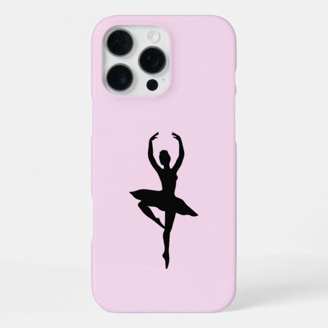 Pink ballerina phone case (Back)