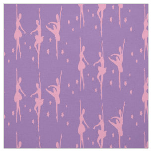 Pink Ballerinas Fabric