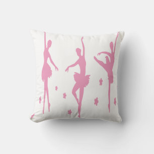 Pink Ballerinas Pillow
