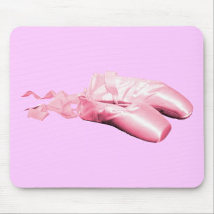 Pink Ballet Shoes Mouse Pad