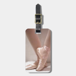 Pink Ballet Slippers Luggage Tag