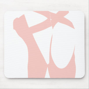 Pink Ballet Slippers Mouse Pad