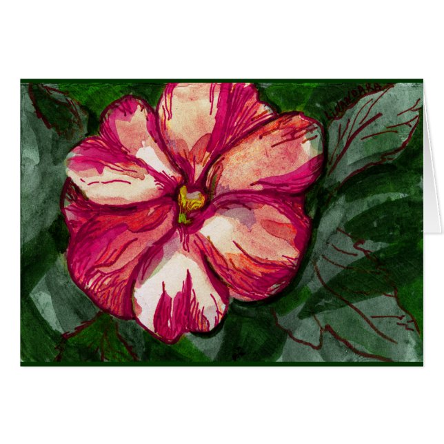 Pink Balsam Flower (Front Horizontal)