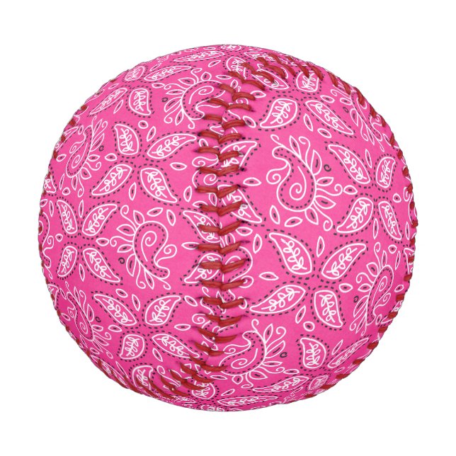 Pink Bandanna Baseball (Angled)