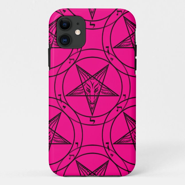 pink baphomet Case-Mate iPhone case (Back)