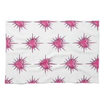 Pink Barbed Heart Cybersigilism Hand Towel