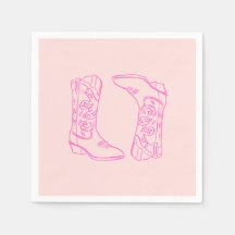 Pink Barbie Boots Cowgirl Bachelorette