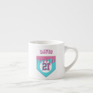 Pink Baseball Drip Espresso Cup