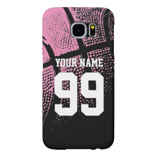 Pink basketball custom jersey number Android phone