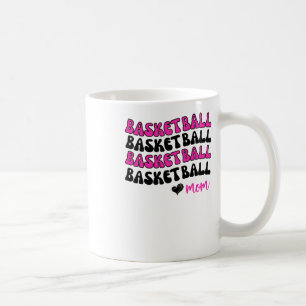 Pink Basketball Mum Bball Mum Basketball Love Coffee Mug