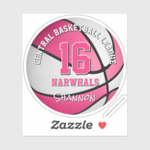 pink basketball team colours girls team name