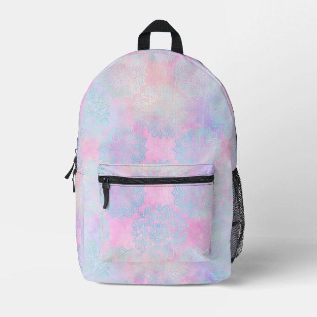 Pink Batik Backpack (Front)