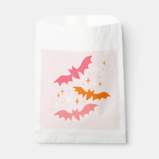 Pink Bats Halloween  Favour Bag