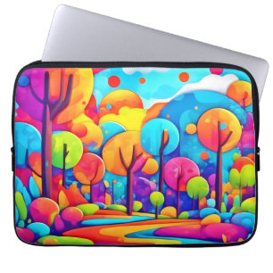 Pink Beach Night Sky Laptop Sleeve