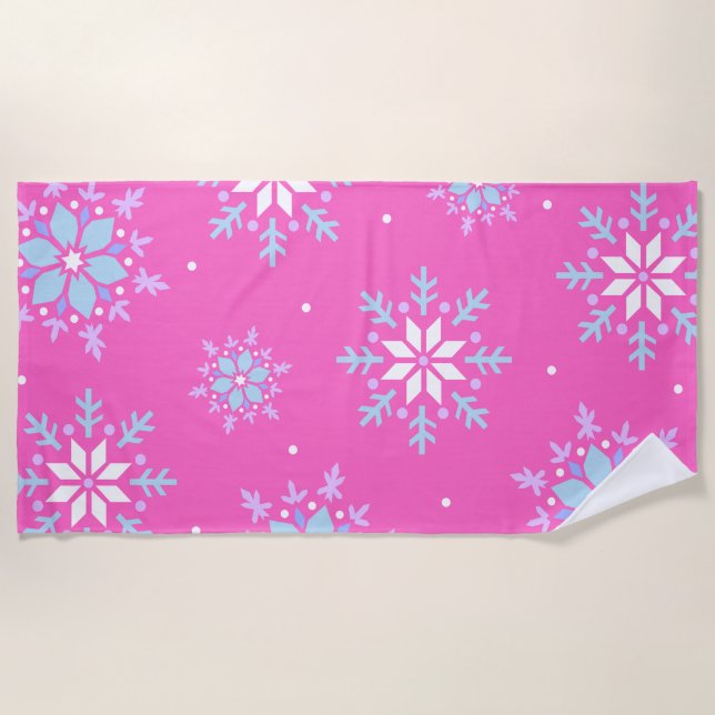 Pink Beach Towel (Front)
