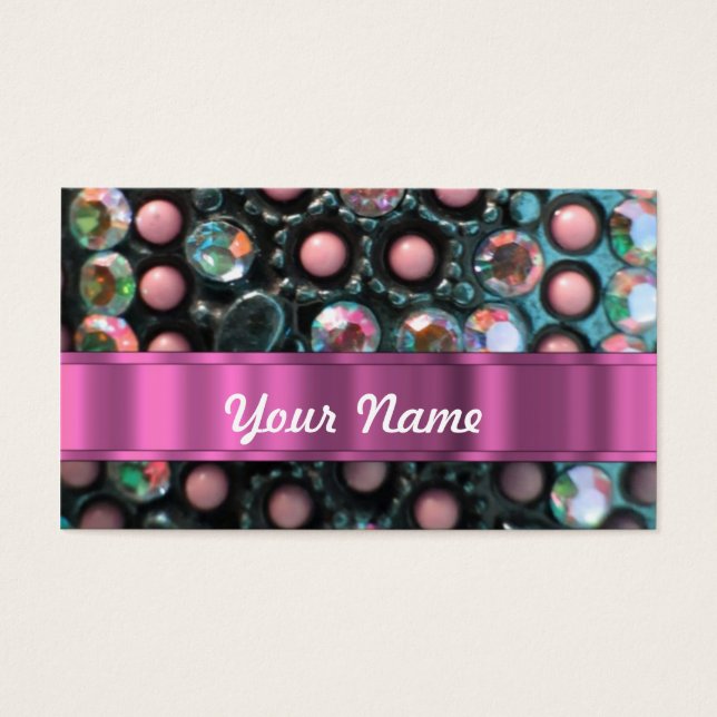 Pink beaded perrsonalized (Front)