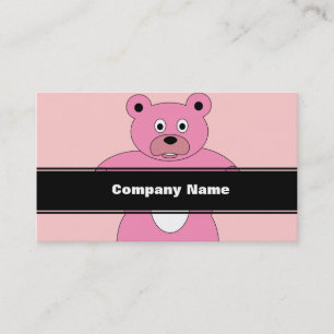 Pink Bear Business Card